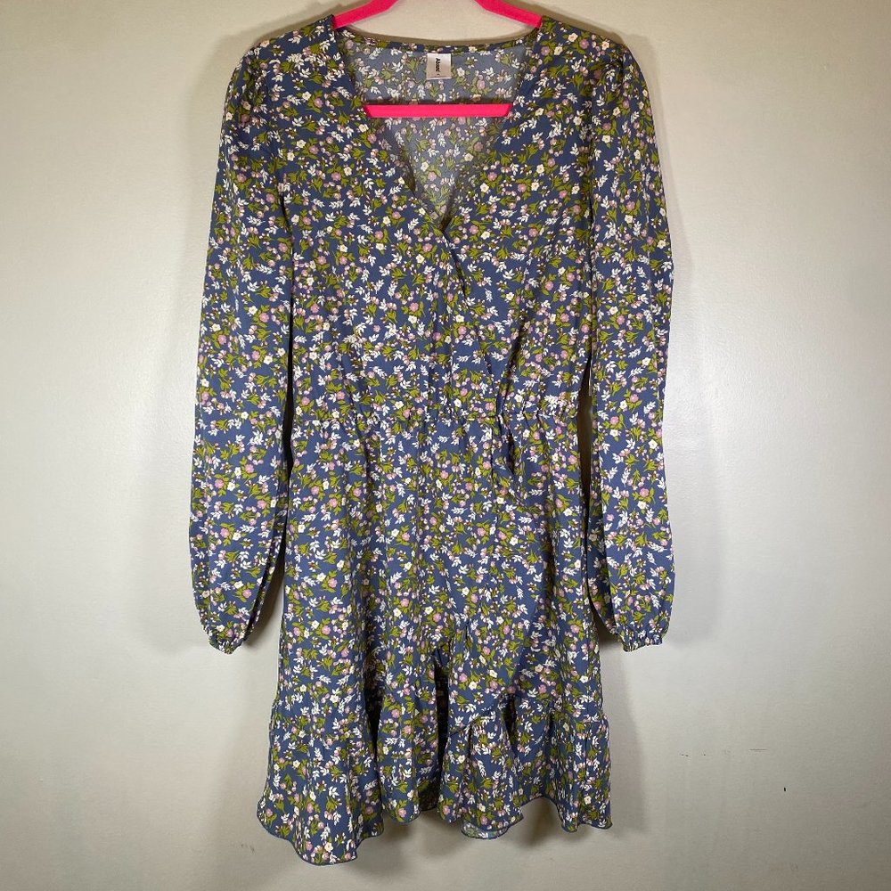Abound Foral Long Sleeve Dress, Size M